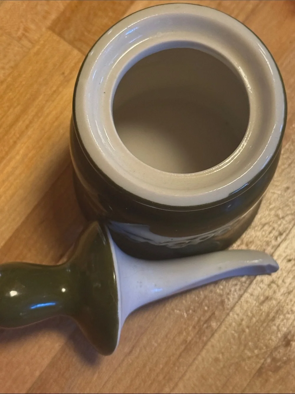 Vintage Green Hall China Ceramic Condiment Jars Set